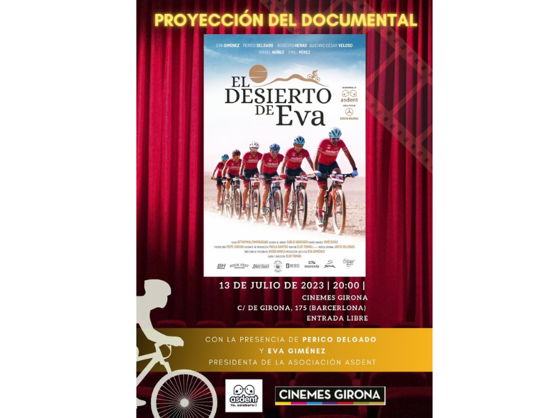 Documental 'El Desierto de Eva' en Cinemes Girona con Asdent
