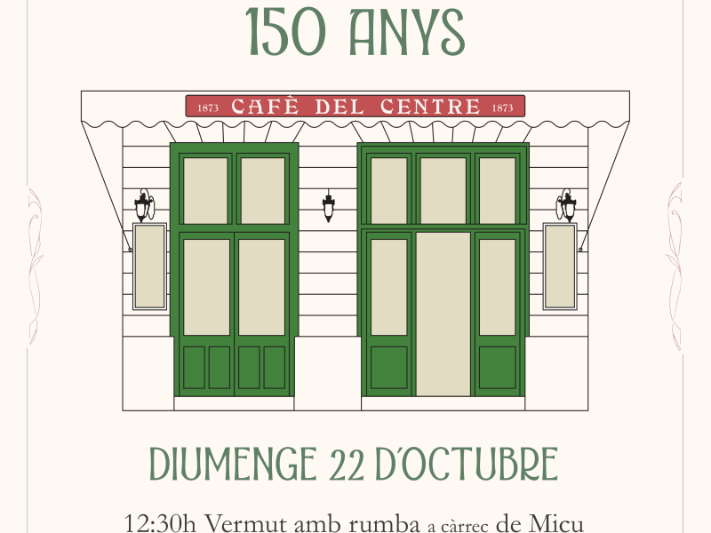 El Caf del Centre celebra el seu 150 aniversari (1)