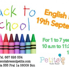 19 septiembre Escola Bressol Petits